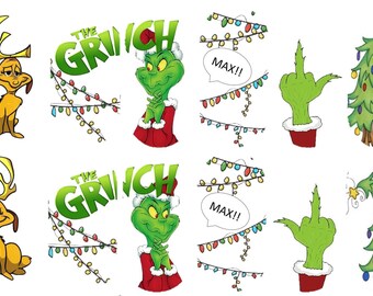 2020 Christmas Waterslides Christmas Tumbler Grinch waterslide grinch hand waterslide 2020 grinch waterslide