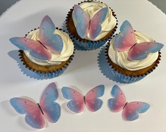 Edible Pre-cut wafer butterflies - 12/18/24 - cake / cupcake decoration