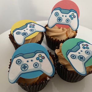 Toppers in wafer commestibili pretagliati per controller console - Toppers 12/18/24 - Torte commestibili / decorazioni