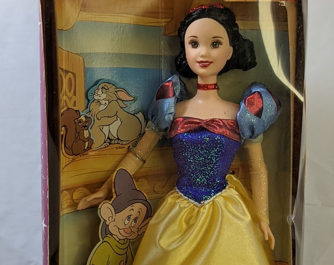 Disney Snow White Barbie Doll, Mattel 2001 Etsy