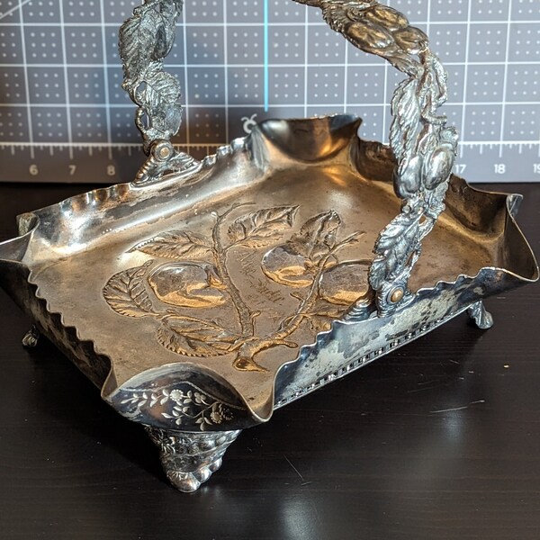 Antique Silver Plated Fruit Basket, Pairpoint Co. (1893)