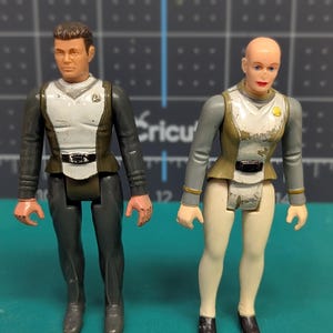Vintage Star Trek Kirk & Ilia Action Figures (1979)