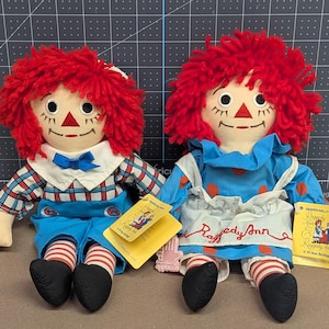Raggedy Andy & Raggedy Ann セット applause社 Applause Raggedy Ann 