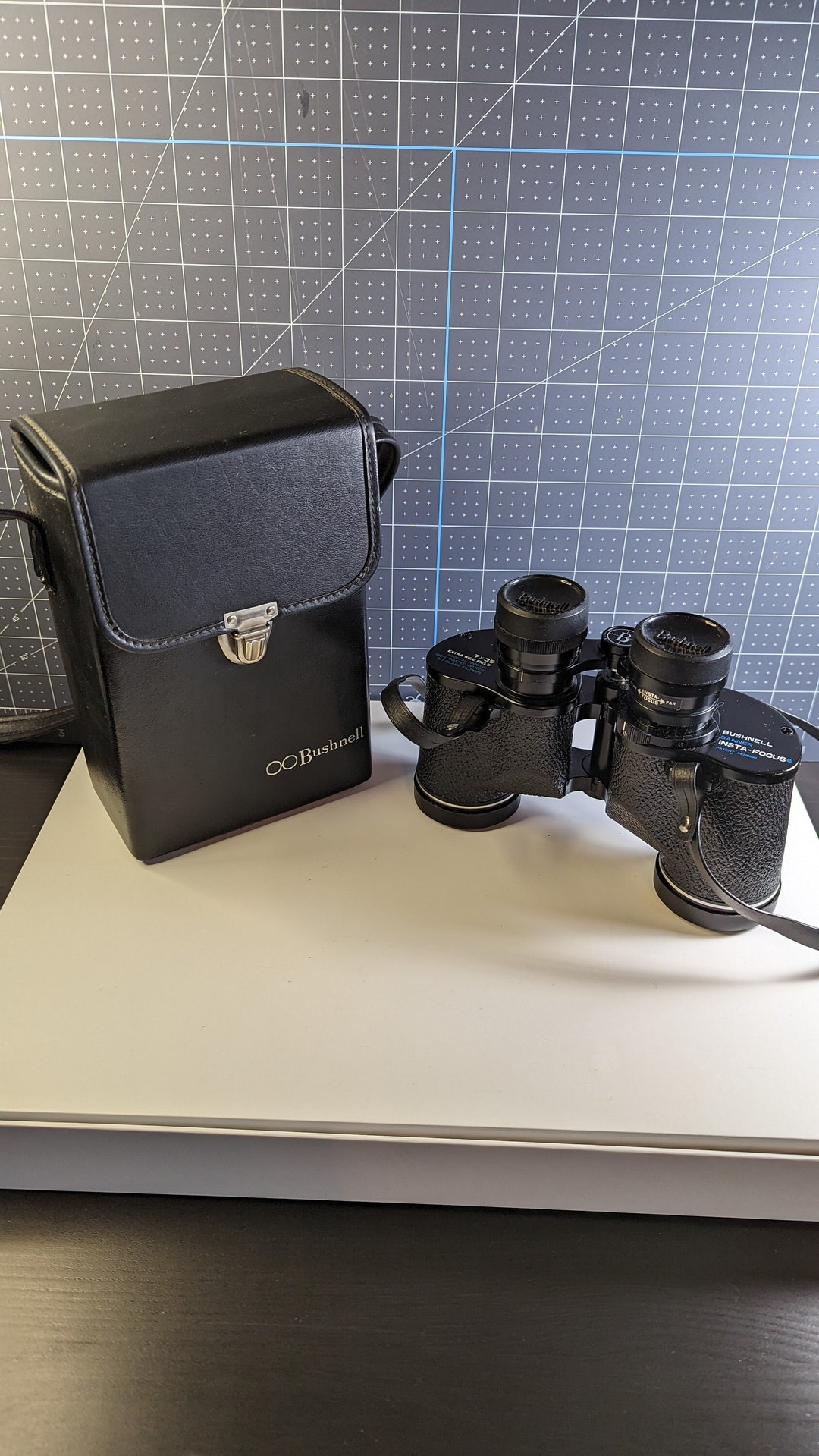 Vintage Bushnell Banner Instafocus Binoculars 7x35 With Case Etsy