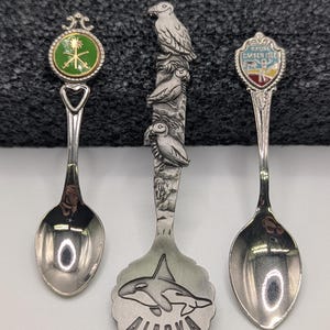 Souvenir Spoons by Fort USA (1980s)