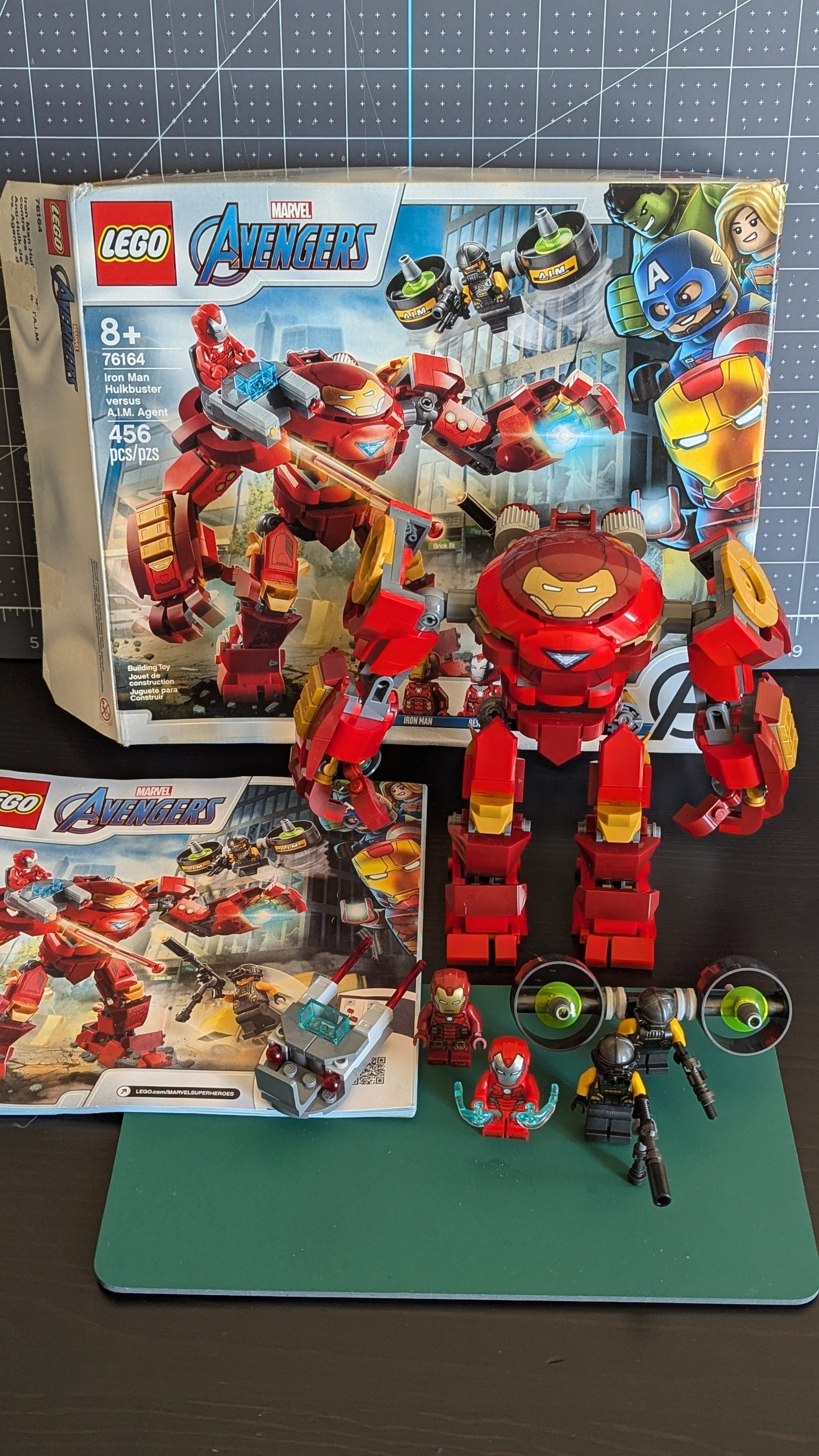 LEGO Marvel Avengers 76164 Iron Man Hulkbuster COMPLETE Etsy