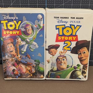 Toy Story and Toy Story 2 VHS Cassettes (1995-99)
