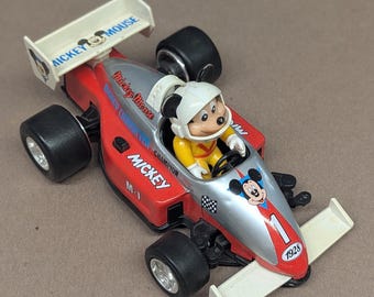 Vintage 1988 Mickey Mouse Race Car, Japan