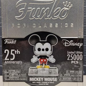 Funko Pop! Mickey Mouse Limited Edition Tin, Sealed