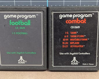 Jeu COMBAT Sur Atari 2600 - Cartouche PAL - Très Bon État