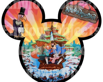 Free Free 286 Silhouette Splash Mountain Svg SVG PNG EPS DXF File