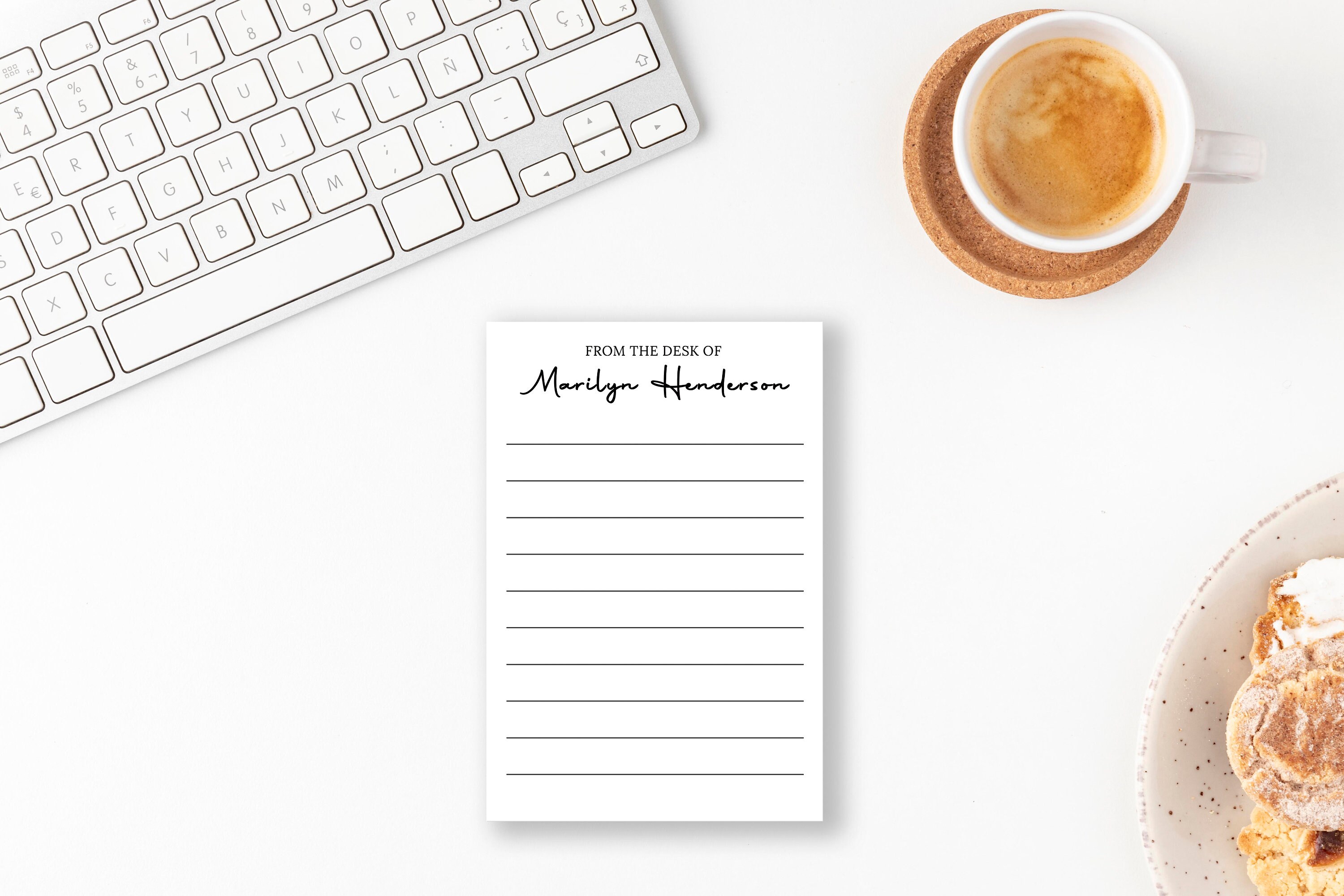 Personalized Script Notepad Attractive and Upscale Notepad - Etsy