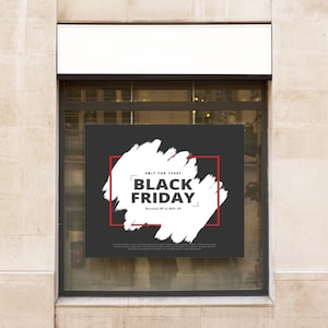 Custom Window Clings Printing in Custom Size windows storefront