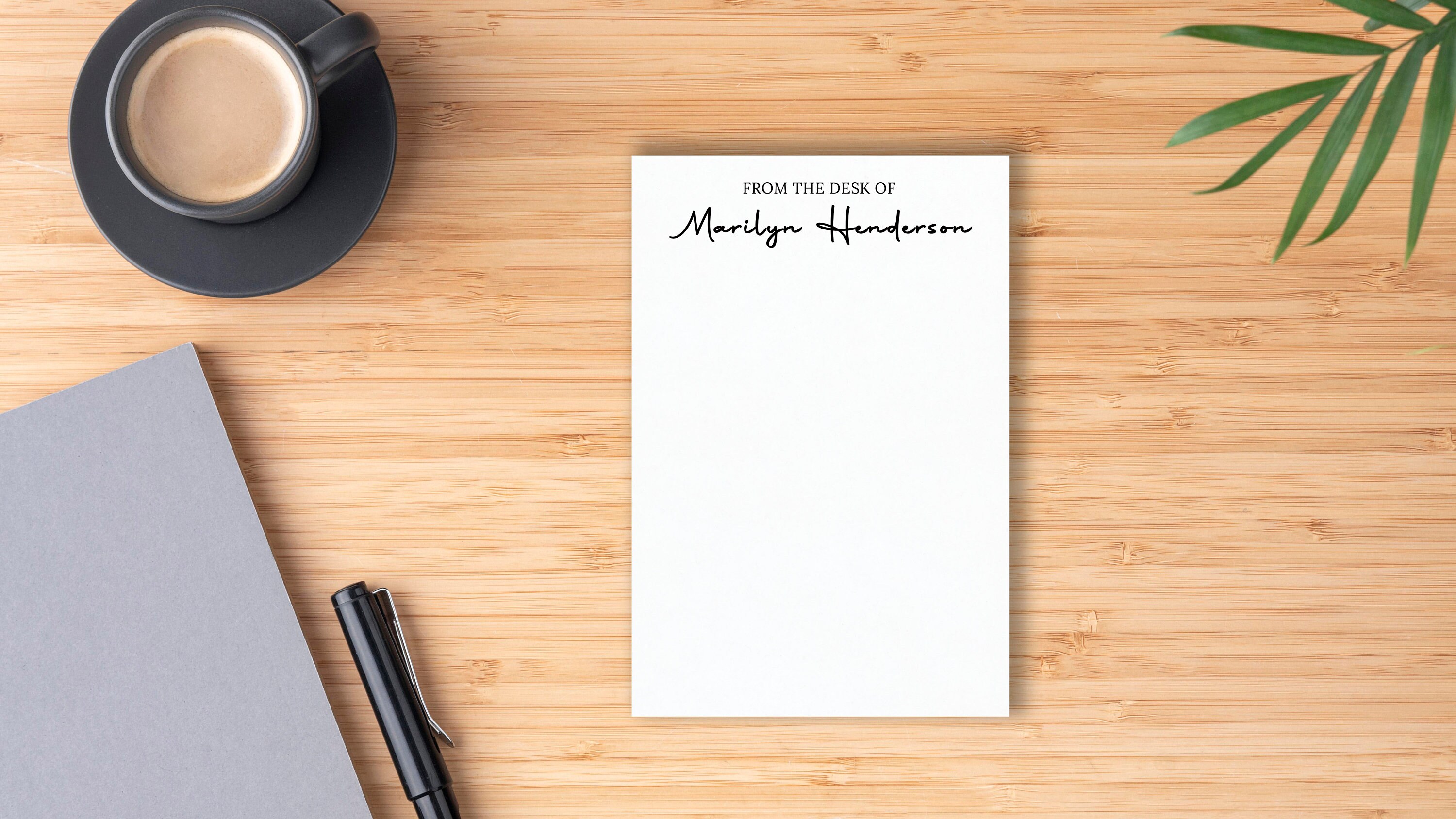 Personalized Script Notepad Attractive and Upscale Notepad - Etsy
