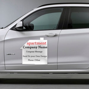 real estate car magnets