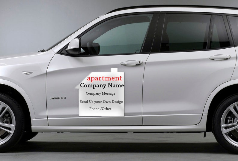 real estate car magnets