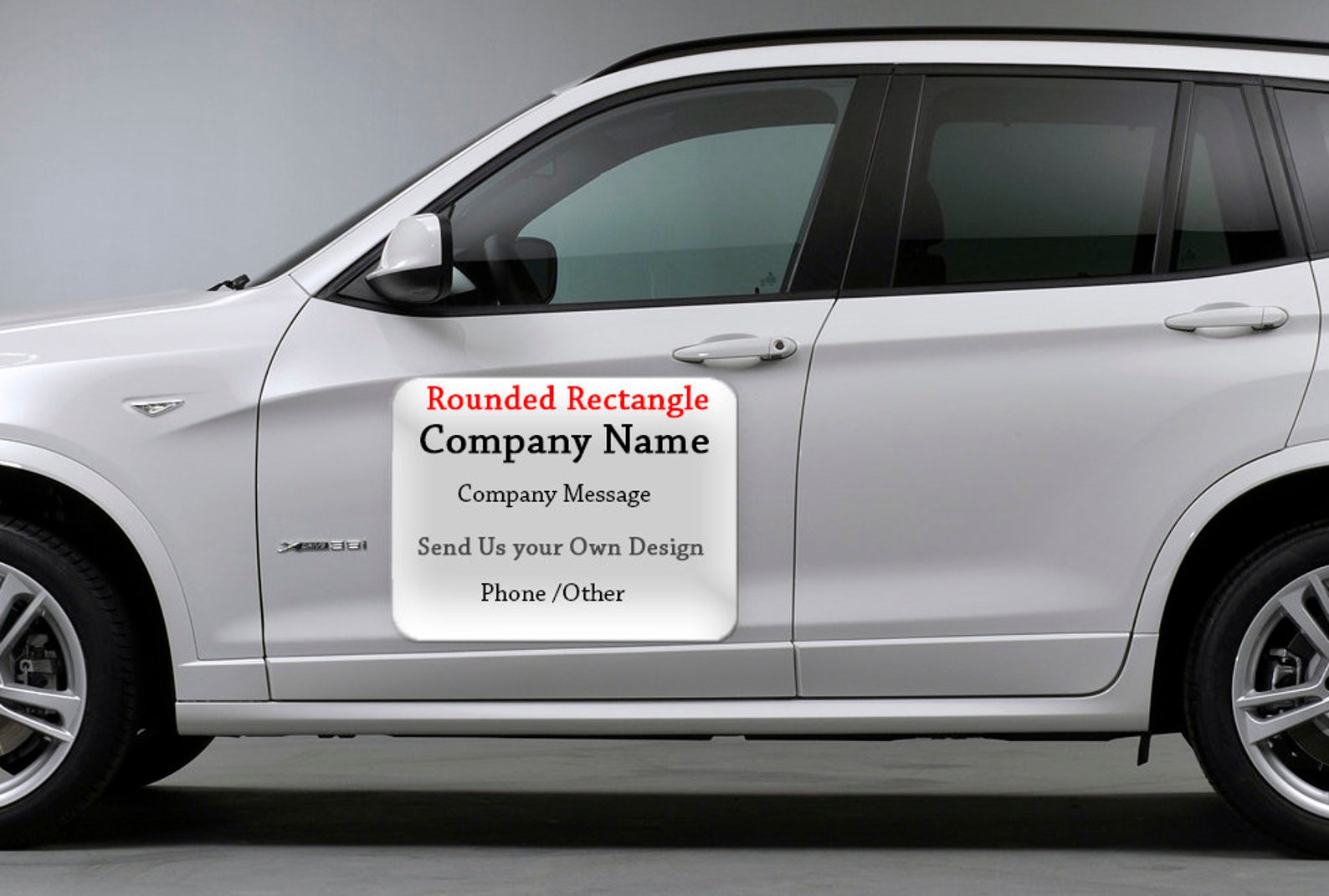 Imanes de coches personalizados personalizar su impresión a Etsy