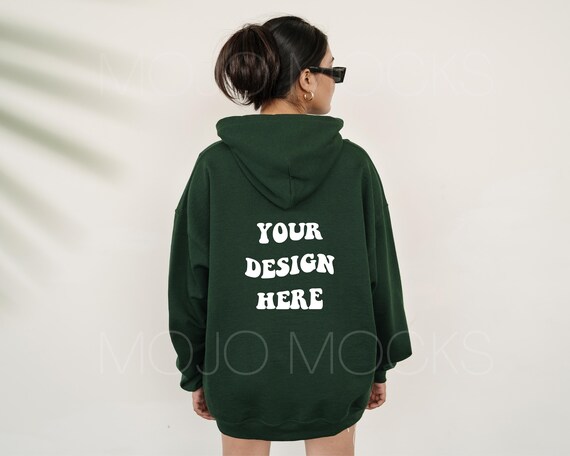 Gildan hoodie store forest green