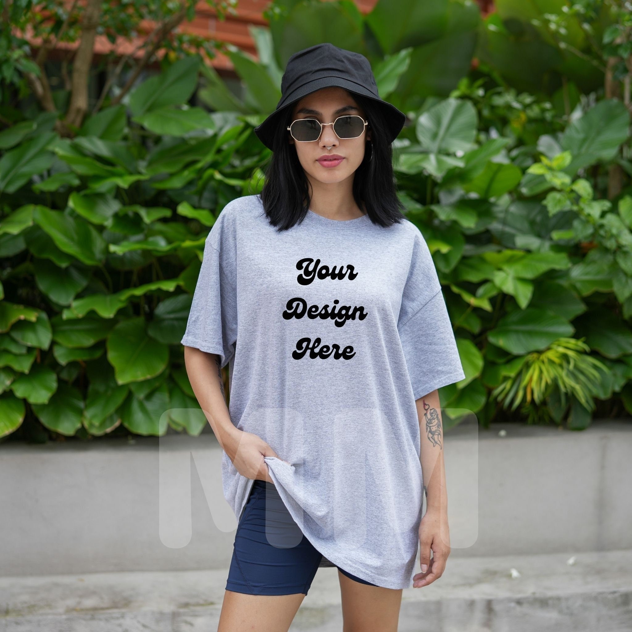 Gildan 5000 Sport GREY Tshirt Mockup 
