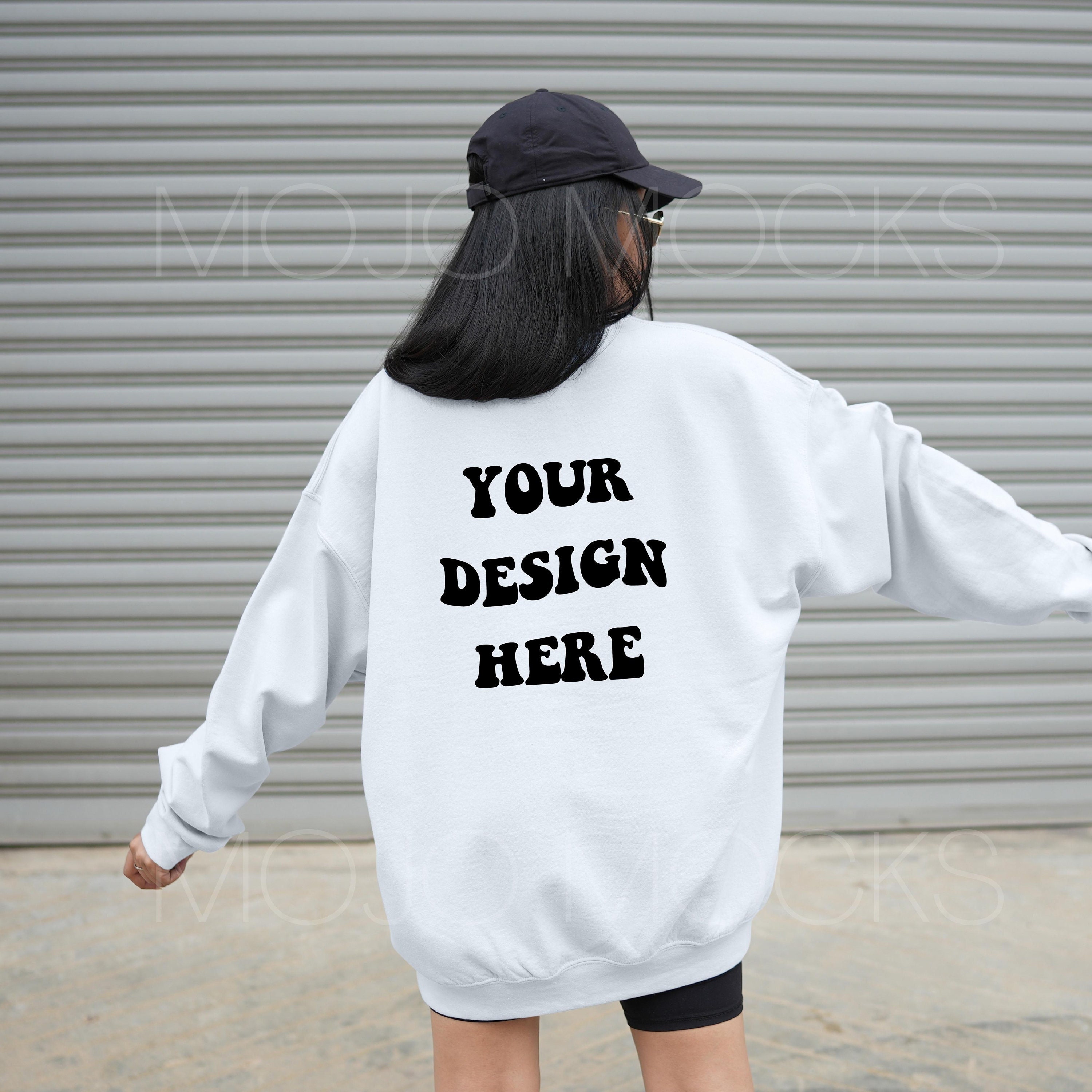White Sweatshirt - Etsy