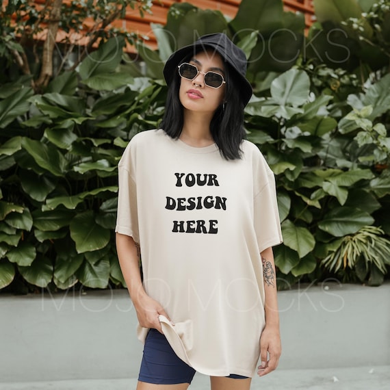 Gildan oversized t shirt cheap