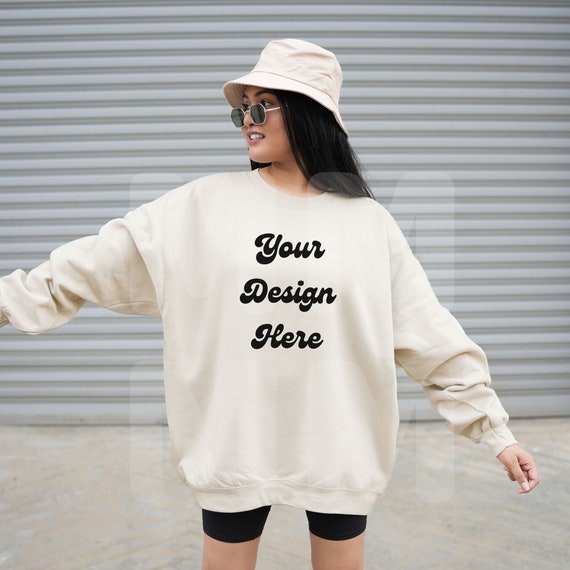 Sand oversized sweatshirt hot sale