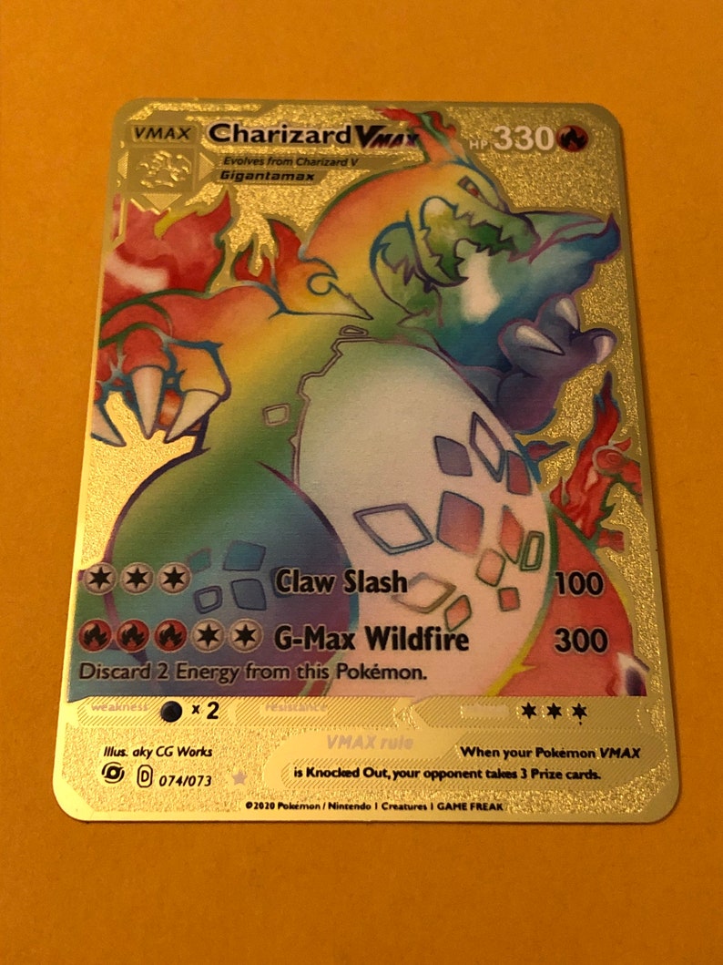 How much is rainbow charizard vmax worth