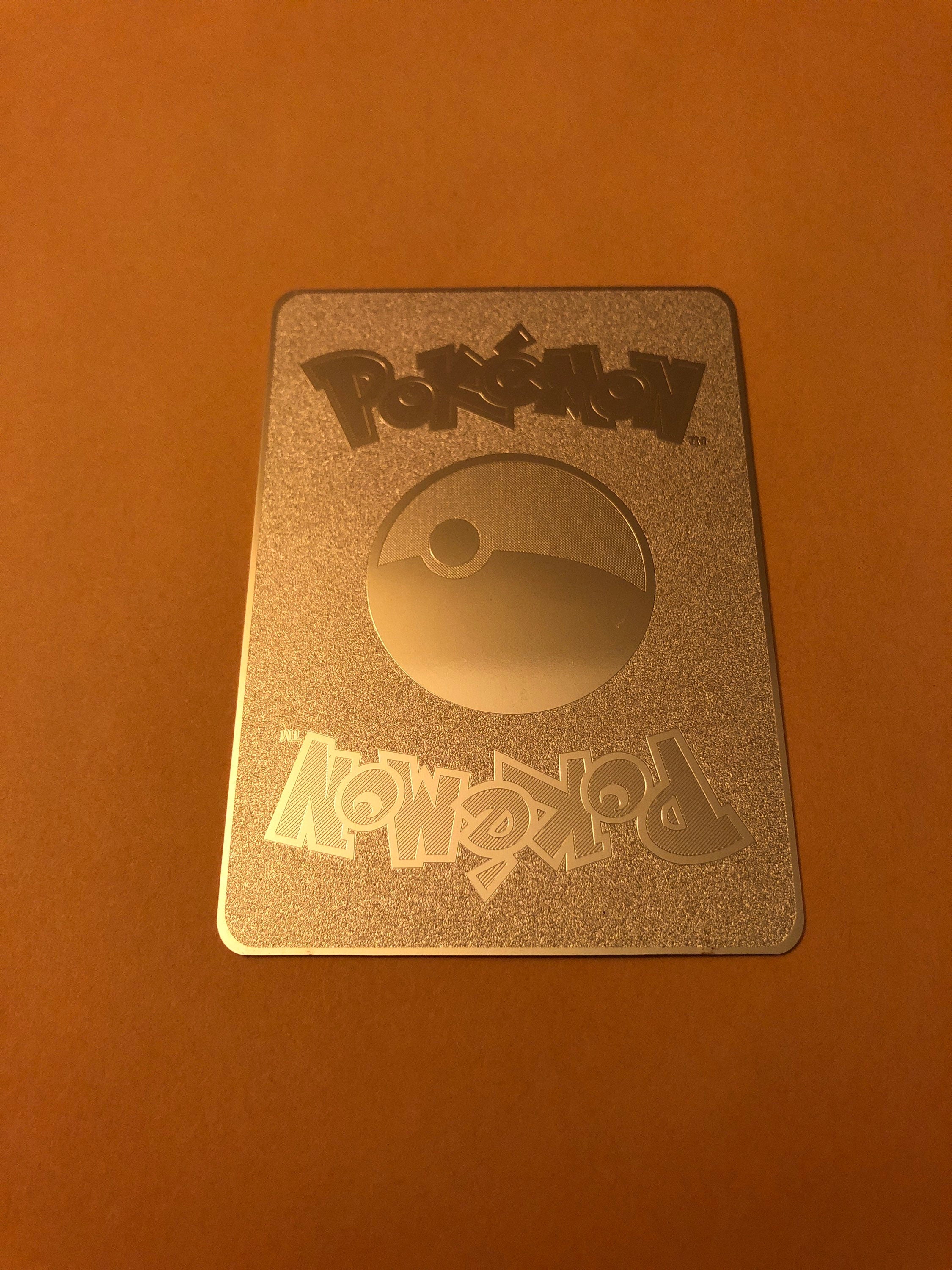 Ho-Oh Pokemon GX CUSTOM Gold Black Metal Collectible Card | Etsy