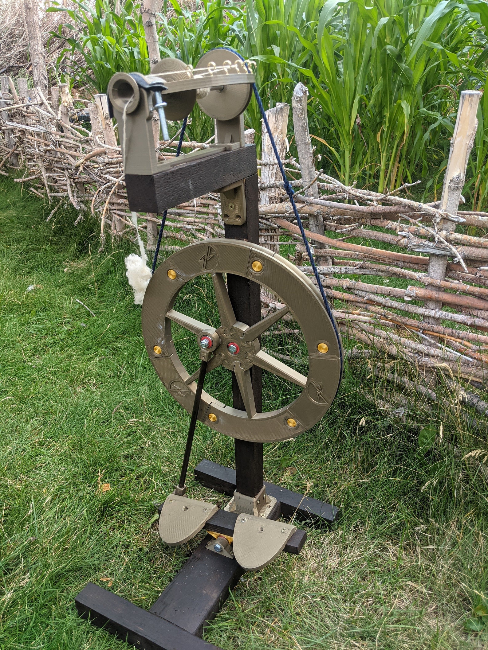 3DPrinted Spinning Wheel Kit Printed Parts Only Etsy