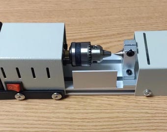 Mini Lathe with Speed Modulator | Perfect for Turning Pens, Rings, & Small Hobby Projects