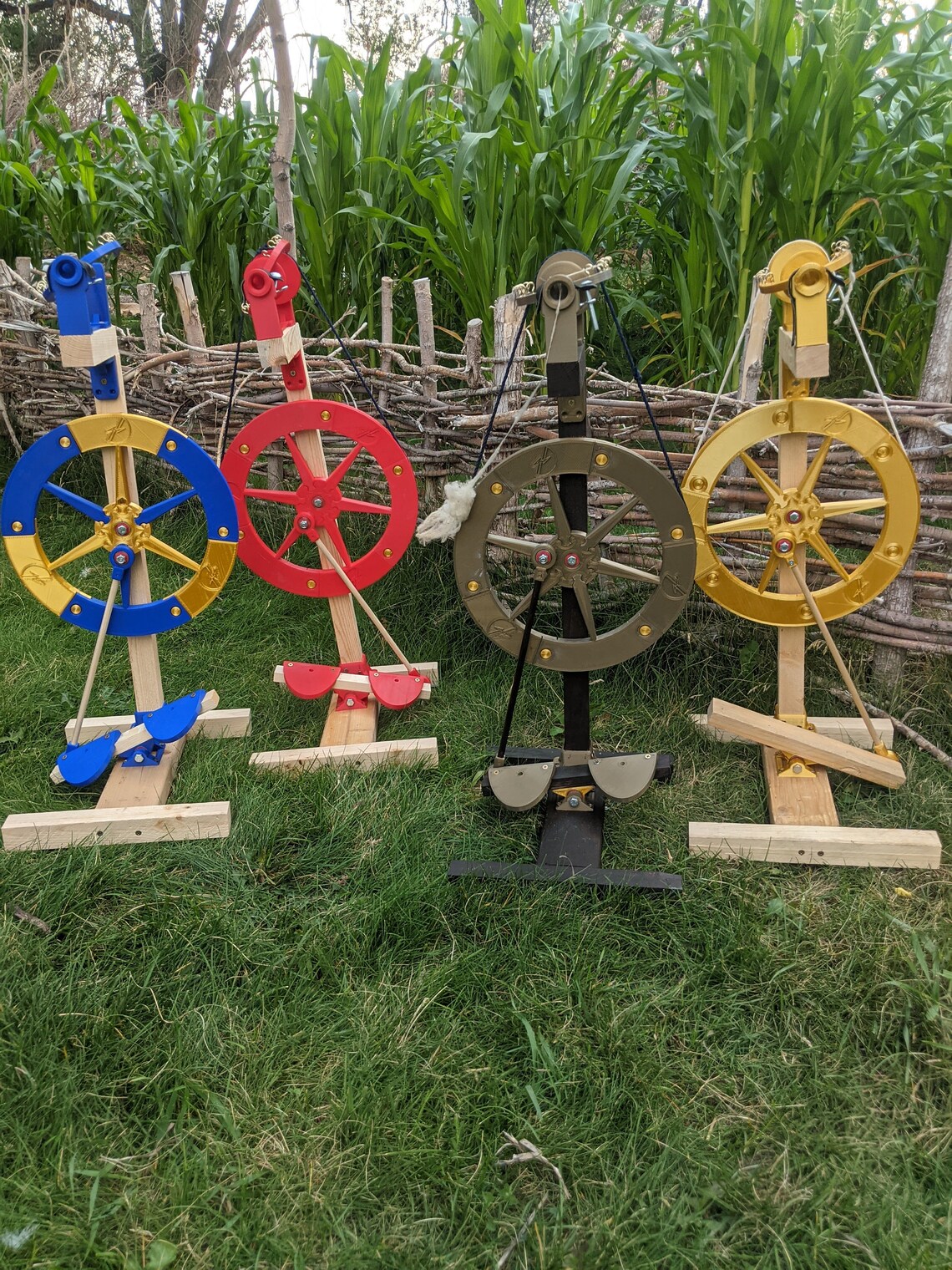 3DPrinted Spinning Wheel Kit Printed Parts Only Etsy