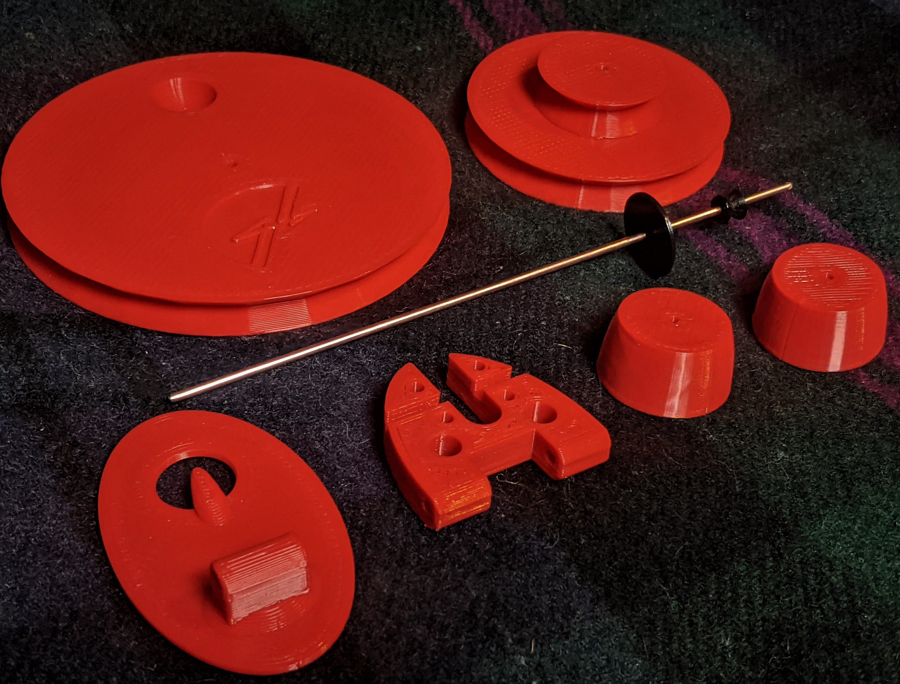 Charkha Spinning Wheel Kit 3D Printed Etsy Canada