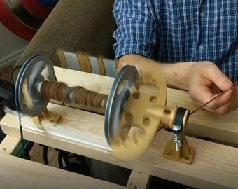 Jumbo Flyer Kit for Treadle Sewing Machine to Spinning Wheel Conversion