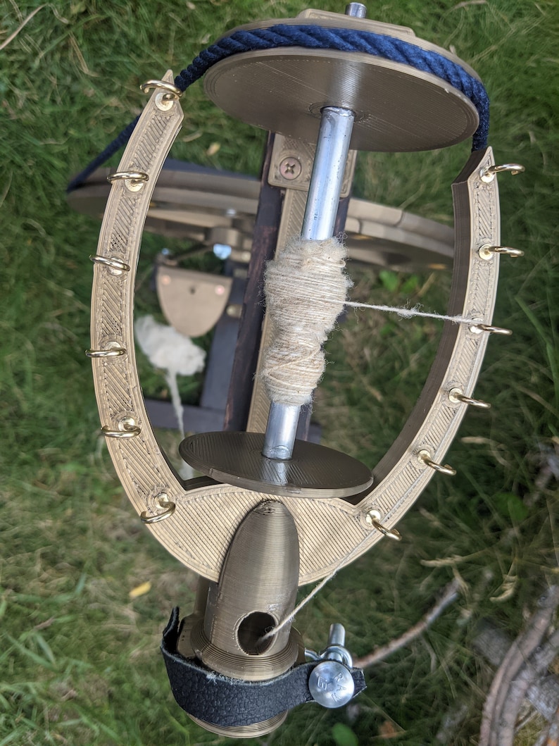 Flyer for Treadle Sewing Machine to Spinning Wheel Conversion Etsy