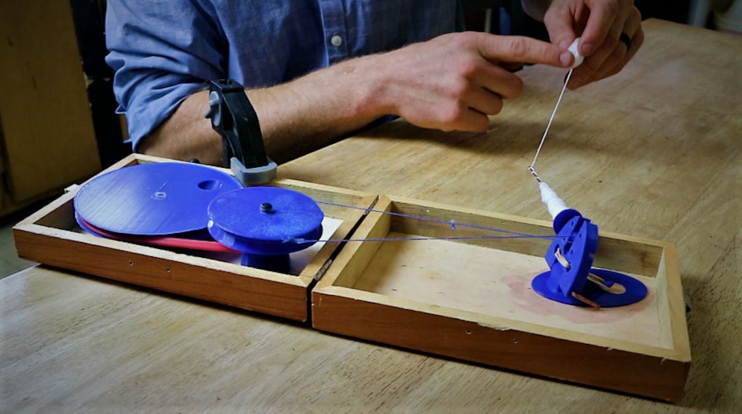 DIY Charkha Spinning Wheel Kit 3D Printed Etsy