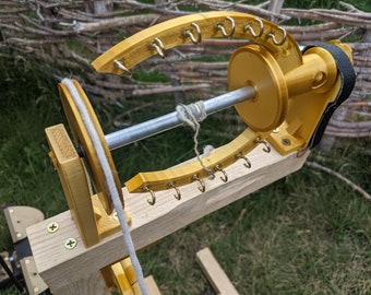 DIY Flyer for Treadle Sewing Machine to Spinning Wheel Conversion