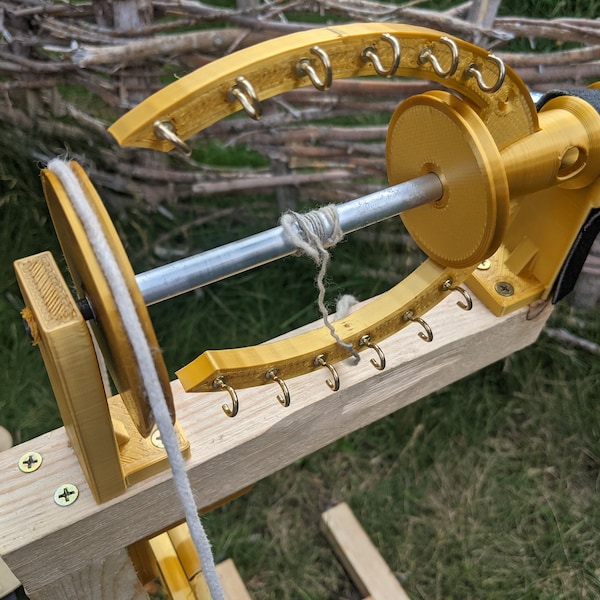 DIY Flyer for Treadle Sewing Machine to Spinning Wheel Conversion