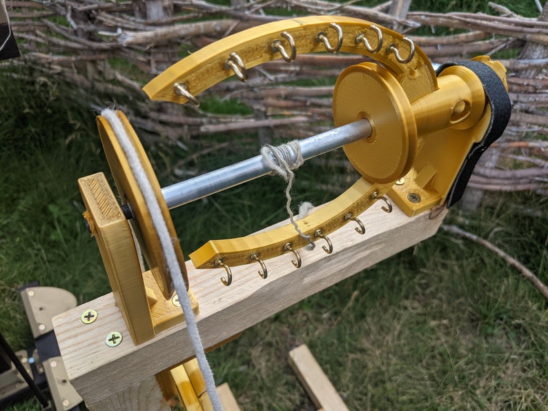 Flyer for Treadle Sewing Machine to Spinning Wheel Conversion Etsy