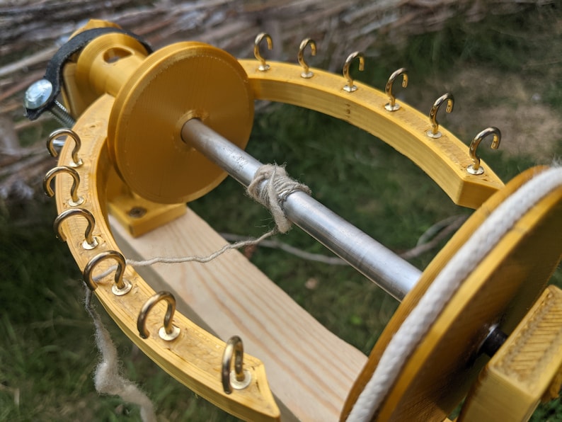 Flyer for Treadle Sewing Machine to Spinning Wheel Conversion Etsy