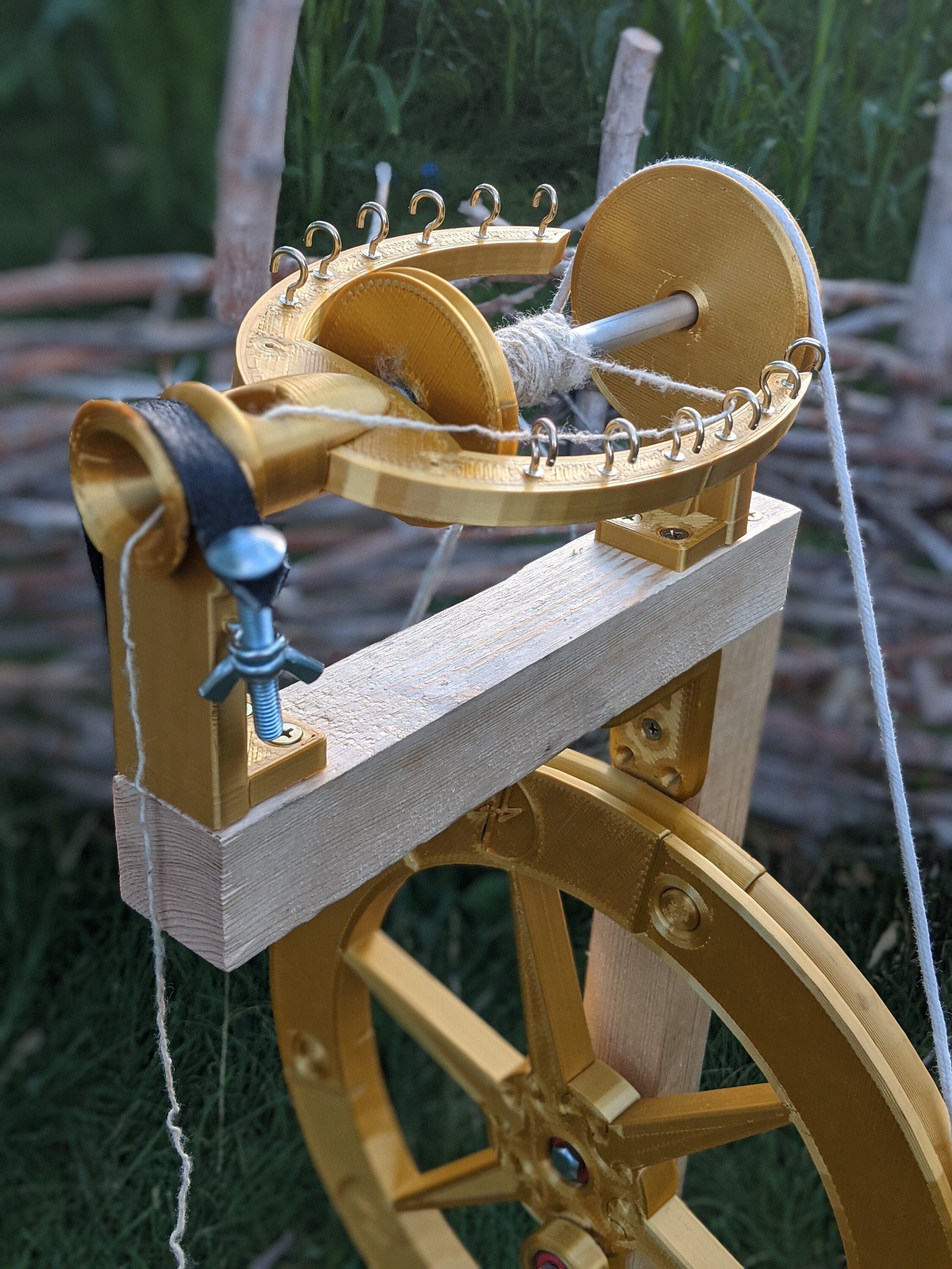 3DPrinted Spinning Wheel Kit Printed Parts Only Etsy