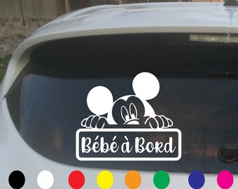 Autocollants Mickey Bebe Etsy