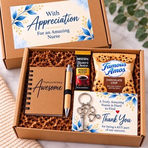 Nurse Appreciation Gift Box, Thank You Nurse Gift, Nurse Gift Box, Nurses Week Gift, Healthcare Worker Gift, Nurse Staff Appreciation