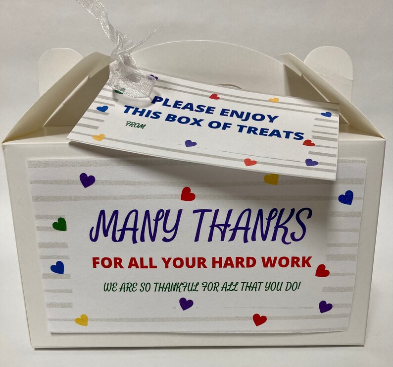 Employee appreciation gift box FREE SHIPPING Etsy