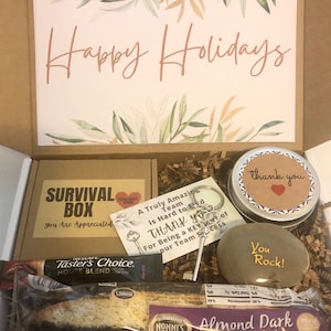 Christmas gift. Employee Christmas gift. Holiday gift. Employee holiday gift. Christmas coworker gift. Holiday thank you gift. Holiday gift