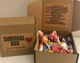 Survival box. Best employee appreciation gifts.Unique employee appreciation gifts.Best Employee appreciation gifts.