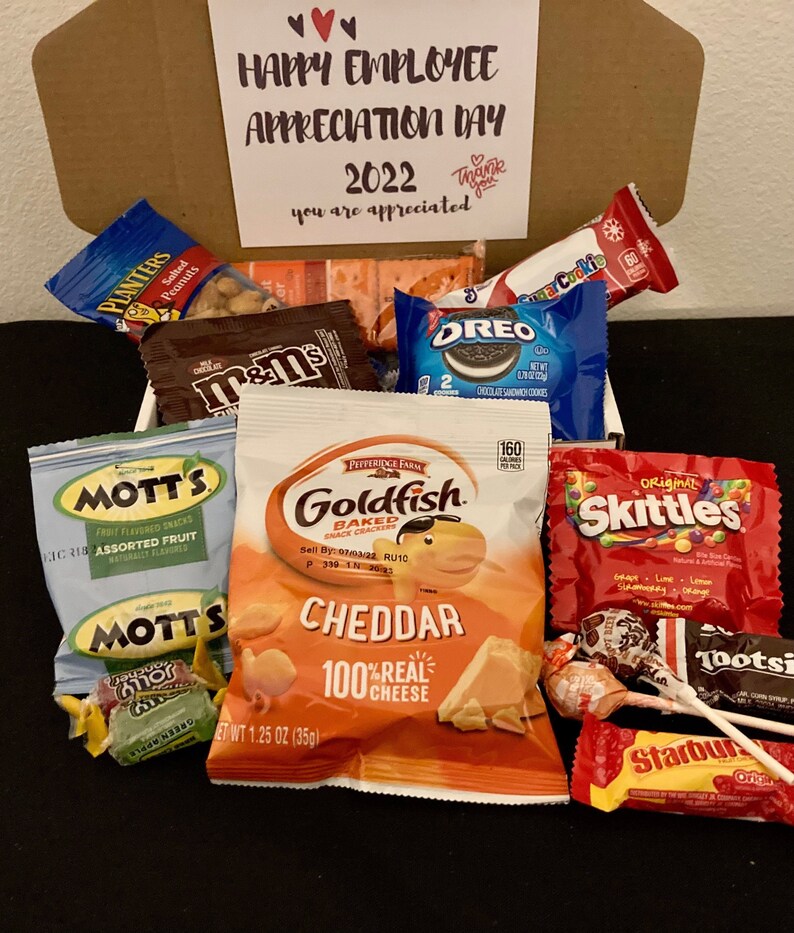 Employee Appreciation Day Snack Box. Employee Appreciation Etsy