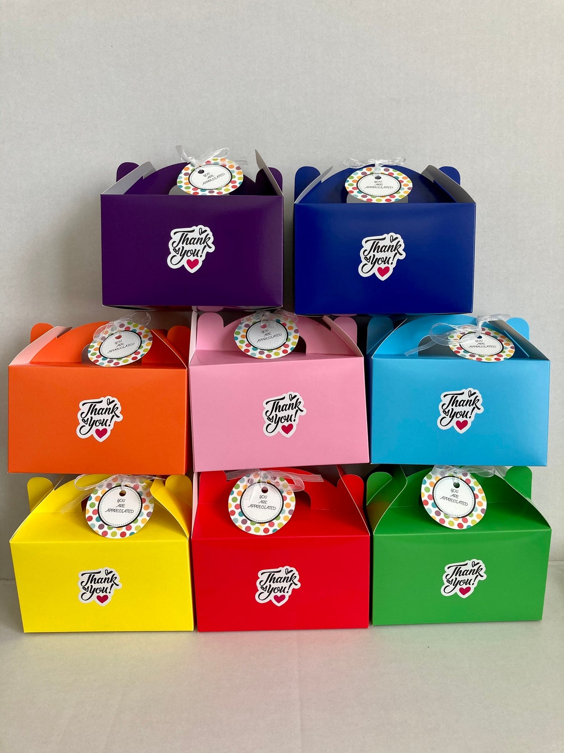 Employee Appreciation Snack Box 8 box set FREE SHIPPING Etsy