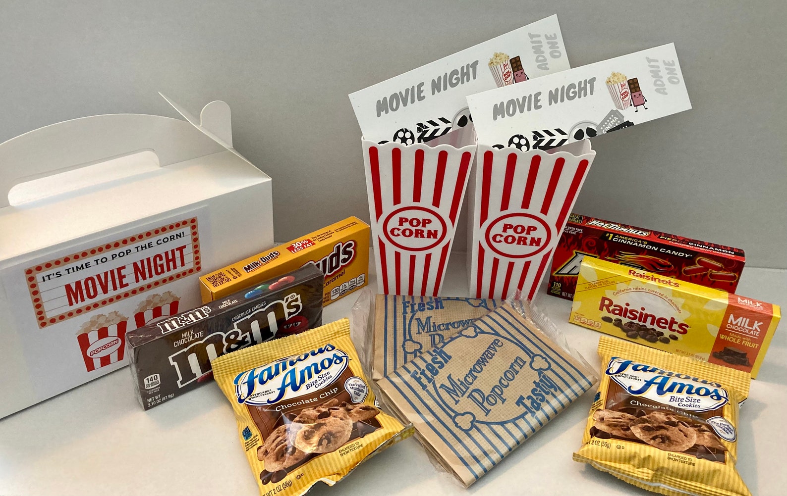 Movie Night Snack Box Free Shipping Etsy