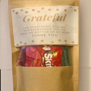 Grateful Candy-Best employee appreciation gifts. Unique employee appreciation gifts. Best Employee appreciation gifts. Bulk employee gift
