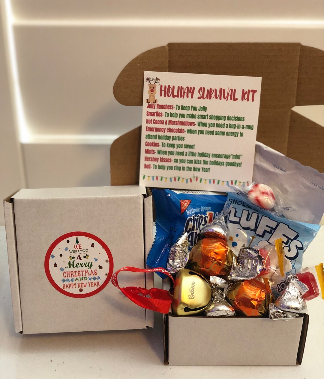 Holiday Survival Kit. Employee Christmas Gift. Holiday Gift. Employee